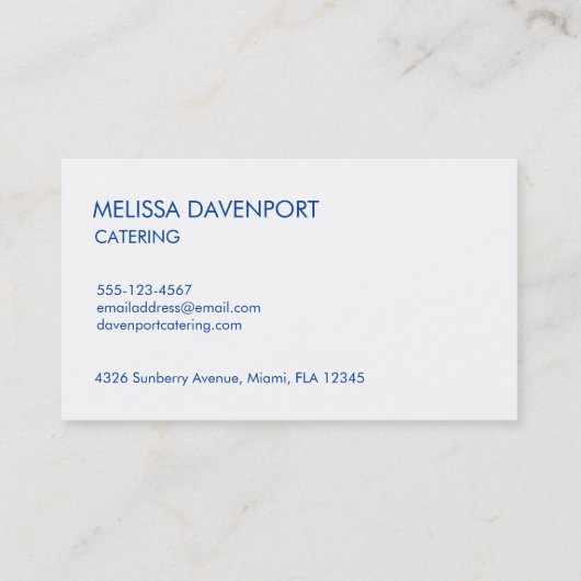 Carte De Visite Flamant rose rose avec pastèque et ananas (Dos)