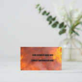 Carte De Visite Flames (Debout devant)