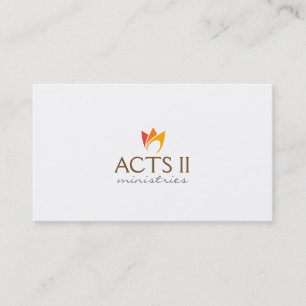 Carte De Visite Flaming Fire (flammes orange à rouge)