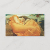 Carte De Visite Flaming June de Lord Frederic Leighton (Dos)