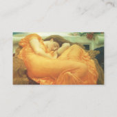 Carte De Visite Flaming June de Lord Frederic Leighton (Dos)