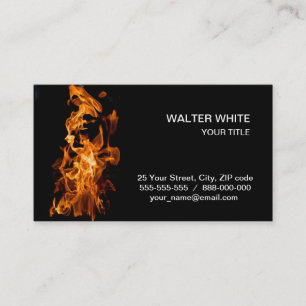 Carte De Visite Flamme