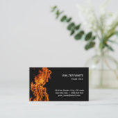 Carte De Visite Flamme (Debout devant)