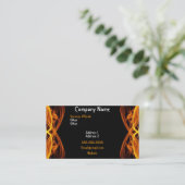 CARTE DE VISITE FLAMME FEU (Debout devant)