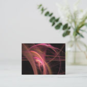 Carte De Visite Flamme Fractale 03 (Debout devant)