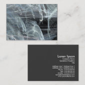 Carte De Visite Flamme Fractale 05 (Devant / Derrière)