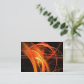 Carte De Visite Flamme Fractale 06 (Debout devant)