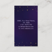 Carte De Visite flamme violette - flamme violette (Dos)