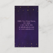 Carte De Visite flamme violette - flamme violette (Dos)