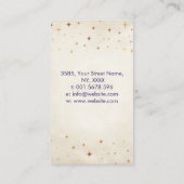 Carte De Visite flamme violette - flamme violette (Dos)