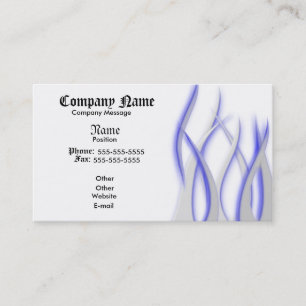 Carte De Visite Flammes au néon