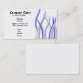 Carte De Visite Flammes au néon (Devant / Derrière)