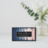 Carte De Visite Flammes de neige d'hiver Brush Strots (Debout devant)