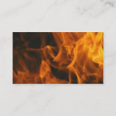 Carte De Visite Flammes et feu (Dos)
