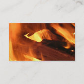 Carte De Visite Flammes et feu (Dos)