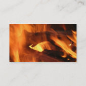 Carte De Visite Flammes et feu (Dos)