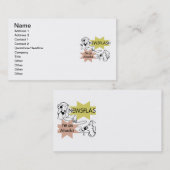 Carte De Visite Flash d'information je suis T-shirts et cadeaux (Devant / Derrière)