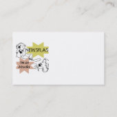 Carte De Visite Flash d'information je suis T-shirts et cadeaux (Dos)