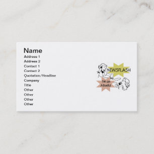 Carte De Visite Flash d'information je suis T-shirts et cadeaux