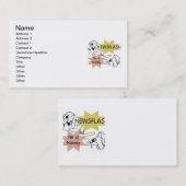 Carte De Visite Flash d'information je suis T-shirts et cadeaux (Devant / Derrière)