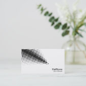 Carte De Visite Flèche demi-teinte - Noir et Blanc (Debout devant)