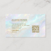 Carte De Visite Flèche d'irruption en gras avec accentuation en or (Dos)