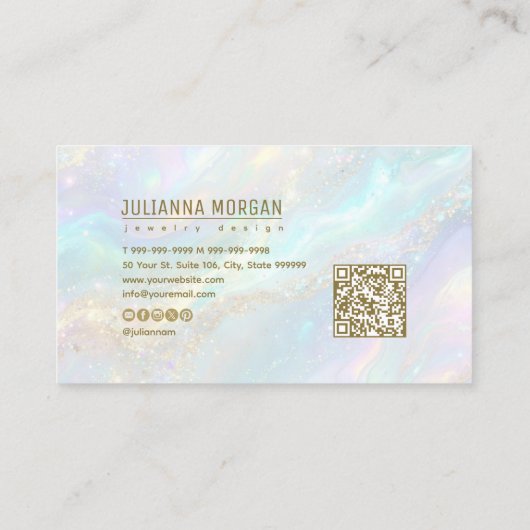 Carte De Visite Flèche d'irruption en gras avec accentuation en or (Dos)