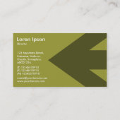 Carte De Visite Flèche - Olivier 99933 (Dos)