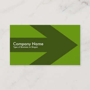Carte De Visite Flèche - Vert 669900