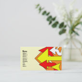 Carte De Visite Flèches (Debout devant)