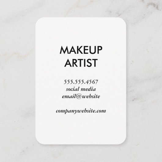 Carte De Visite Flèches blanches (Dos)