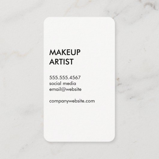 Carte De Visite Flèches blanches (Dos)