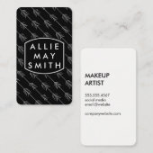 Carte De Visite Flèches blanches / Noires (Devant / Derrière)