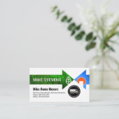 Carte De Visite Flèches de déplacement de la maison créative (Debout devant)