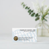 Carte De Visite Flèches de direction globale bleue (Debout devant)