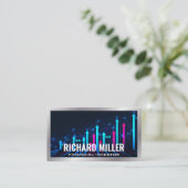 Carte De Visite Flèches du graphique financier | Stock | Technolog (Debout devant)