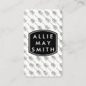 Carte De Visite Flèches noires (Devant)