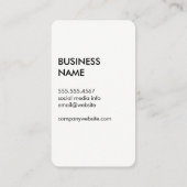 Carte De Visite Flèches noires (Dos)