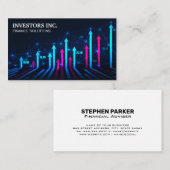 Carte De Visite Flèches stocks | Graphique d'analyse (Devant / Derrière)