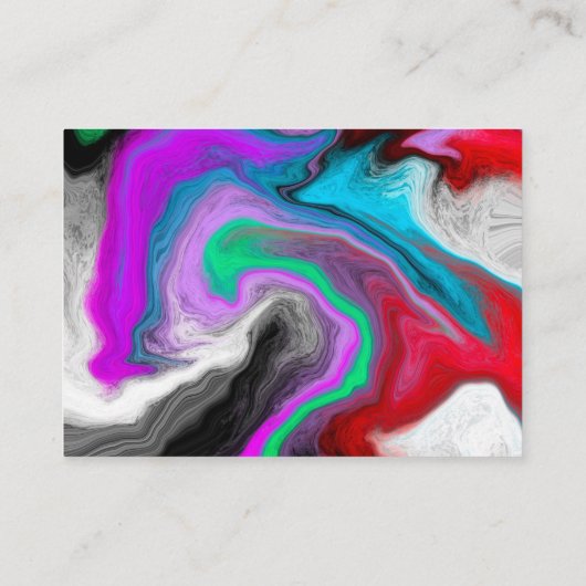 Carte De Visite Fléchissement de couleur (Dos)