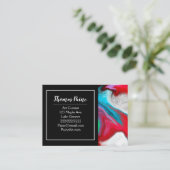 Carte De Visite Fléchissement de couleur (Debout devant)