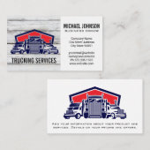 Carte De Visite Fleet of Truck | Transport (Devant / Derrière)