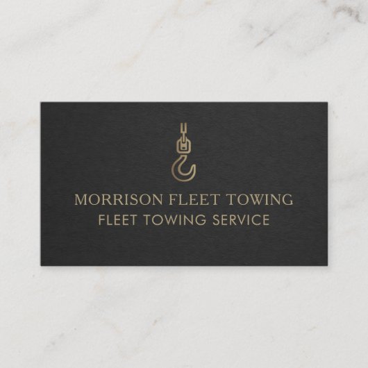 Carte De Visite Fleet Towing QR Code (Devant)