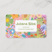 Carte De Visite Fleur (Devant)