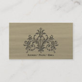 Carte De Visite Fleur 1 (Dos)