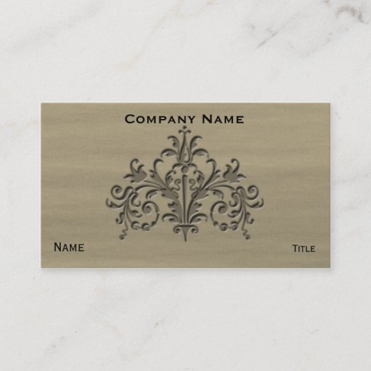 Carte De Visite Fleur 1 (Devant)
