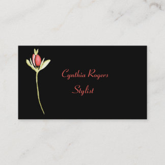 Carte De Visite Fleur aquarelle