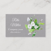 Carte De Visite Fleur blanche de liseron (Devant)
