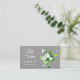 Carte De Visite Fleur blanche de liseron