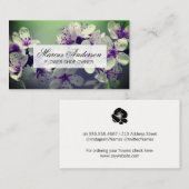 Carte De Visite Fleur | Boutique de fleurs | Fleuriste (Devant / Derrière)